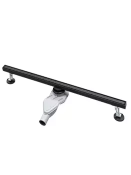 Душевой трап (лоток) AltroBagno Supremo 071234 NeOp (80) матовый черный