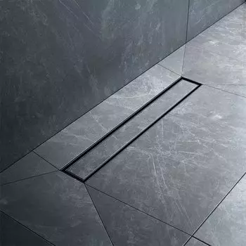 Душевой трап (лоток) AM.PM MasterFlow Tile 50 см, черный матовый