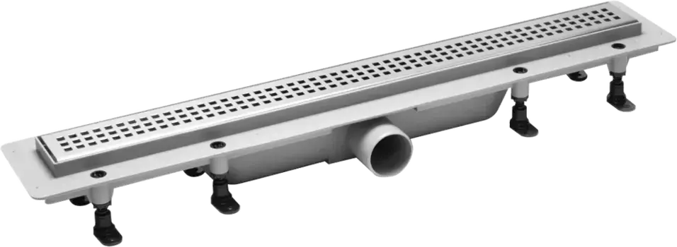 Душевой трап (лоток) Plastbrno DESIGN 1 SZA1650 с решеткой и опорами