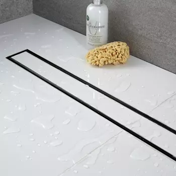 Душевой трап (лоток) RGW SDR-08B черный, 60 см