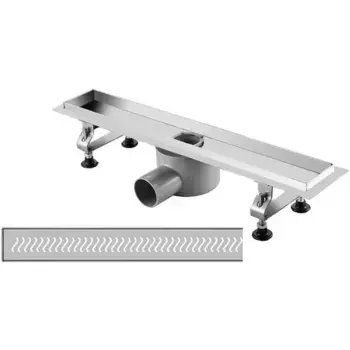 Душевой трап (лоток) RGW Shower Drain SDR-01-80-E1 80 см, с решеткой и опорами