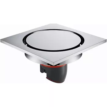 Душевой трап Orange 10x10 хром глянцевый