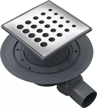 Душевой трап Pestan Confluo Standard Drops 1 15х15 нержавеющая сталь без рамки