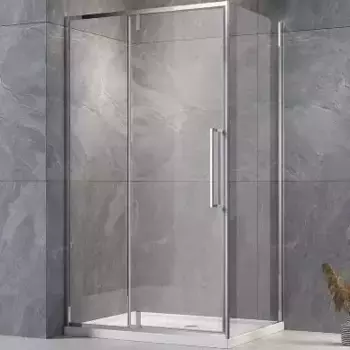 Душевой угол Veconi Rovigo RV-034, 1200х1000х1950 хром, стекло прозрачное