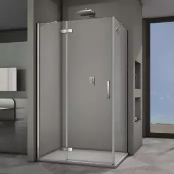 Душевой угол Veconi Rovigo RV-064, 1200x1000x1950 хром, стекло прозрачное