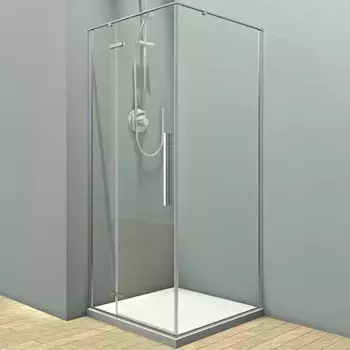 Душевой угол Veconi Rovigo RV-073, 1200х100х1950 хром, стекло прозрачное