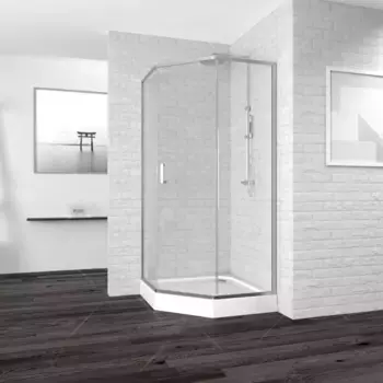 Душевой уголок RGW Passage 100x100 38088600-11 хром, стекло прозрачное