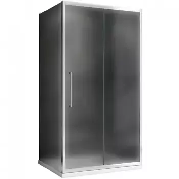 Душевой уголок Abber Schwarzer Diamant 100х90 AG30100MH-S90M хром, стекло матовое