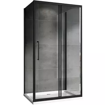 Душевой уголок Abber Schwarzer Diamant 150х70 черный (AG30150B-S70B)