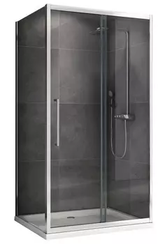 Душевой уголок Abber Schwarzer Diamant 160х70 AG30160H-S70 хром, стекло прозрачное