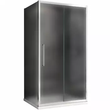 Душевой уголок Abber Schwarzer Diamant 160х85 AG30160MH-S85M хром, стекло матовое