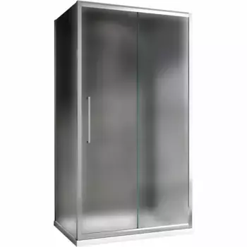 Душевой уголок Abber Schwarzer Diamant 160х90 AG30160MH-S90M-S90M хром, стекло матовое