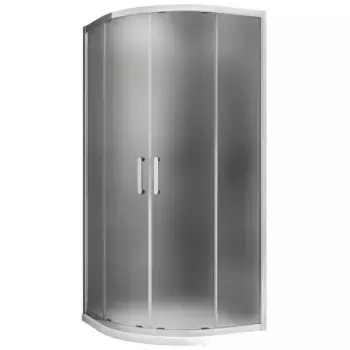 Душевой уголок Abber Schwarzer Diamant 80х80 AG01080M хром, стекло матовое