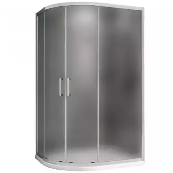 Душевой уголок Abber Schwarzer Diamant AG01118M 110x80, профиль хром матовый, стекло матовое