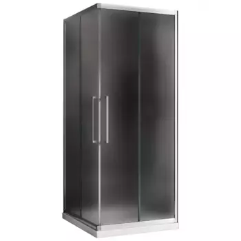 Душевой уголок Abber Schwarzer Diamant AG02090MH 90x90, профиль хром матовый, стекло матовое