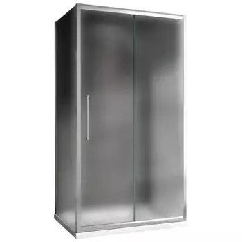 Душевой уголок Abber Schwarzer Diamant AG30170MH-S60M-S60M 170x60, профиль хром, стекло матовое