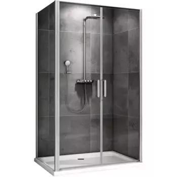 Душевой уголок Abber Sonnenstrand AG04100C-S85 100x85, профиль хром, стекло прозрачное