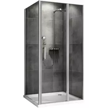 Душевой уголок Abber Sonnenstrand AG04110S-S85 110x85, профиль хром, стекло прозрачное