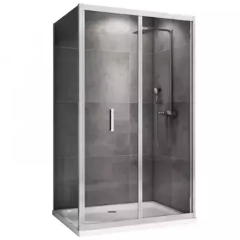 Душевой уголок Abber Sonnenstrand AG07100-S80 80x100, профиль хром, стекло прозрачное