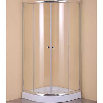 Душевой уголок Agger A03 80х80 хром с поддоном