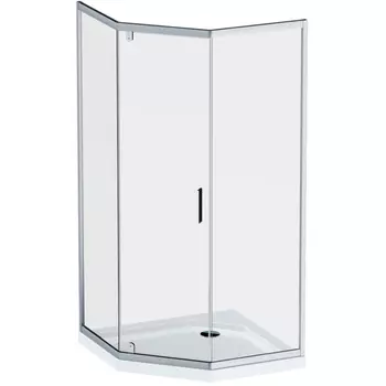 Душевой уголок AM.PM Gem 90x90 хром матовый