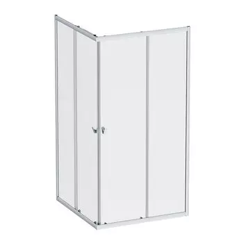 Душевой уголок AM.PM Sunny W87G-403-100100-MT 100x100 см, серебро