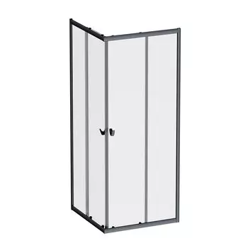 Душевой уголок AM.PM Sunny W87G-403-8080-BT 80x80 см, черный матовый