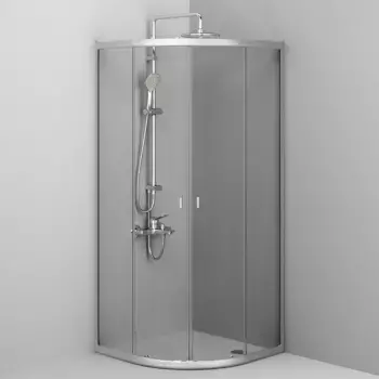 Душевой уголок AM.PM X-Joy 80х80 хром матовый без поддона