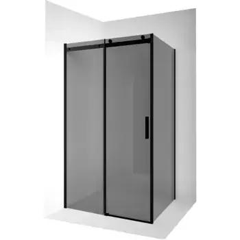 Душевой уголок Ambassador Benefit 130х80 черный стекло тонированное