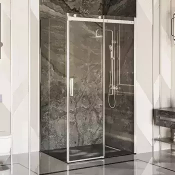 Душевой уголок Ambassador Benefit 140х110 хром стекло прозрачное