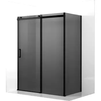 Душевой уголок Ambassador Benefit 150х100 черный стекло тонированное