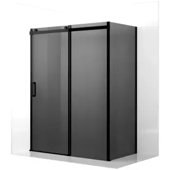 Душевой уголок Ambassador Benefit 150х80 черный стекло тонированное