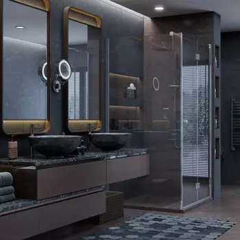 Душевой уголок Ambassador Diamond 12011106R 100х100 см