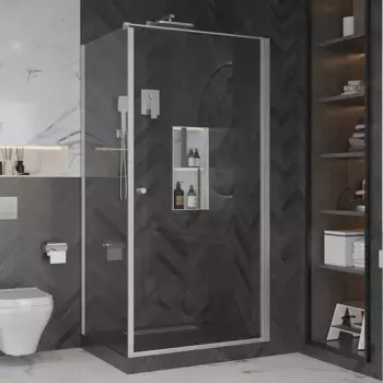 Душевой уголок Ambassador Elysium 80х90 хром стекло прозрачное