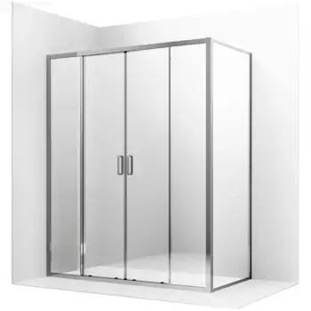 Душевой уголок Ambassador Forsa 170х80 хром стекло прозрачное