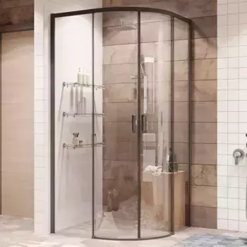 Душевой уголок Ambassador Queen 11011202Black 100x100