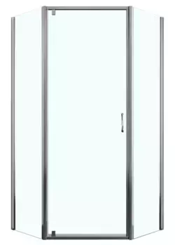 Душевой уголок Azario Dallas 100x100 хром (AZ-112P 100*100)