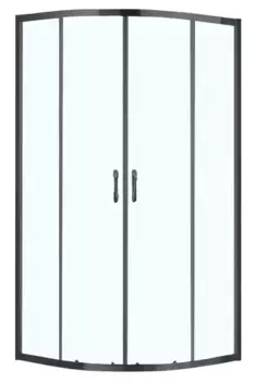 Душевой уголок Azario Milton 90x90 профиль черный (AZ-ND2142 900 Black)