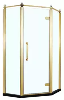 Душевой уголок Azario Ontario 90x90 профиль золото (AZ-NBB3231 900 GOLD)