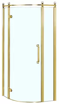 Душевой уголок Azario Ontario 90x90 профиль золото (AZ-NBB2231-L 900 GOLD)