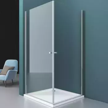 Душевой уголок BelBagno Etna 90х90 профиль хром стекло прозрачное