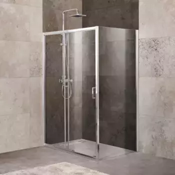 Душевой уголок BelBagno UNIQUE-AH-1-110/125-100-C-Cr