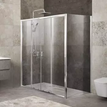 Душевой уголок BelBagno UNIQUE-AH-21-170/200-80-C-Cr