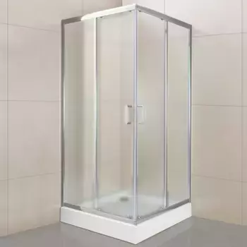 Душевой уголок BelBagno Uno 80 стекло текстурное (UNO-195-A-2-80-P-Cr)