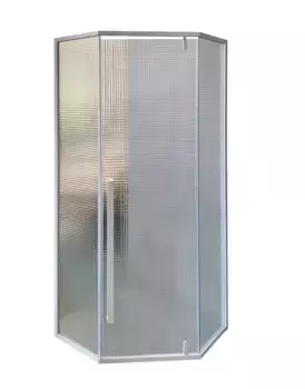 Душевой уголок Cerutti SPA 90х90 C3AWD профиль белый, стекло рифленое