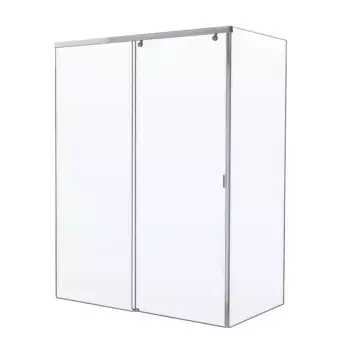 Душевой уголок Cerutti SPA Marbella 120x80 L профиль хром, стекло прозрачное