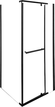 Душевой уголок Cerutti SPA Mimi 90х90 профиль черный, стекло прозрачное