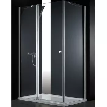 Душевой уголок Cezares Elena 100х80 хром (ELENA-W-AH-1-100/80-P-Cr-L)