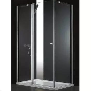 Душевой уголок Cezares Elena 120х90 хром стекло прозрачное