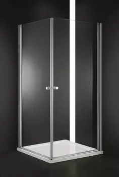 Душевой уголок Cezares Elena 70х70 хром стекло прозрачное